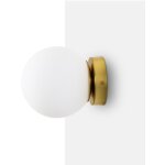 Applique murale globe en verre 'rober' - dor�