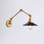 Applique murale vintage r�glable 'wallen' - noir