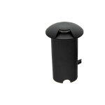 Balise encastrable au sol led 0, 75w 12v dc - blanc chaud - noir