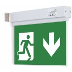 Bloc autonome d'�clairage de s�curit� avec pictogramme 'sortie