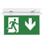 Bloc autonome d'�clairage de s�curit� avec pictogramme  sortie