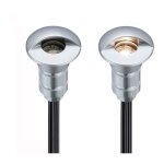 Barcelona led - kit 6 spots 0, 3w 12v - dc 26x41mm ip67 + cbles + alimentation - blanc froid