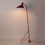 Barcelona led - lampadaire tripode 'fiorella' - e27 - rouge
