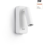 Barcelona led - lampe de lecture 'raam' 3w - r�glable - osram chip - blanc
