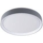Barcelona led - plafonnier led rond cct en saillie 30w - �40cm - 2000lm - ip20 - gris
