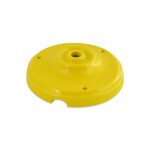 Rosace en cramique canopi en couleur - jaune