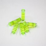 Bardusch - lot de 10 niveaux � bulle cylindriques 8x35mm mat�riau plastique � haute clart� ajustement ...