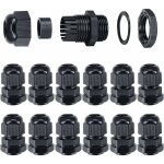 Bardusch - 20 pi�ces pg7 en plastique �tanche r�glable 3 6. 5mm connectique presse �toupe connecteurs ...