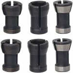 Bardusch - 6 pi�ces t�te de mandrin hss pince de serrage defonceuse t�te adaptateur convertisseur pour ...
