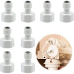 Bardusch - adaptateur de connecteur de filtre � eau raccord rapide de 1 / 2  � 1 / 4  pour tube de r�frig�rate ...