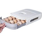 Bardusch - boite a oeuf, tiroir boite oeufs rangement frigo, panier oeuf cuisine plastique, empilable ...