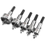 Bardusch - coffret scie cloche, 5pcs scie tr�pan en hss cobalt �16 / 18, 5 / 20 / 25 / 30mm, scie cloche ...
