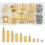 Bardusch - m3 entretoise laiton, pcb entretoise, filet� m�le femelle hexagonale boulons en cuivre assortiment ...