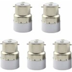 Bardusch - paquet de 5 convertisseurs de douille d'ampoule b22 � e14 douille de douille b22 passer au ...