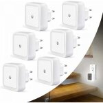 Bardusch - veilleuse led automatique � brancher, lot de 6, veilleuse pour enfants avec capteur de luminosit�, ...