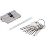 Barillet 50mm cylindre de serrure de securite 25 / 25mm 5 cles