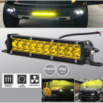 Barre led 180w 20 pouces pour 4x4, camion tout - terrain, lentille jaune