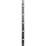 Barre plate � trous - longueur 2000mm - 15 trous rond de 16mm - acier - deco fer forge