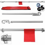 No brand - barre de remorquage s�curit� automobile d�pannage avec sac de transport - 3pcs - 1, 8m