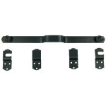 Barre s�curit� � bouton 120cm noir