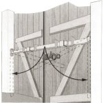 Barre de scurit de volet n1 0, 8m 1m20 hercule 4201