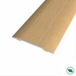 Barre de seuil adhsive mme niveau aluminium coloris (84) chne europen long 90 cm larg 3, 7cm ht 2, ...