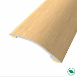 Barre de seuil adhsive diffrence niveau aluminium coloris (84) chne europen long 90 cm larg 3, 8cm ...