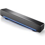 Barre son 5w pc bureau - usb enceintes soundbar filaire portable avec