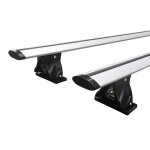Barres de toit r�glables en aluminium ? lot de deux, 120 cm