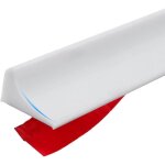 Barrire de douche pliable, 1m, en silicone bute de barrage d'eau seuil garde, joint porte douche