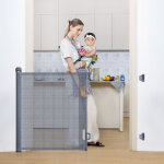 Insma - barrire de scurit enfant extensible barrire d'escalier fermeture facile h. 84 x l. 140 cm ...