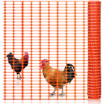 Barri�re de signalisation 1 x 50 m balisage de chantier orange grillage d�limitation