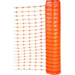 Barriere de signalisation grillage de protection orange rouleau 50 m