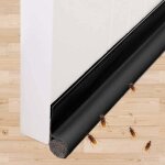 Bas de porte isolant - 96cm - unilat�ral - avec joint d'�tanch�it� auto - adh�sif � boucle et crochet ...