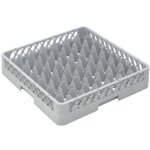Base 49 compartiments 500 x 500 x 100mm - casier de lavage pour verres - gris - mat�riel chr pro