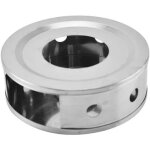 Base de chauffage de th�i�re en acier inoxydable, chandelier de conception � cadre creux, cafeti�re � ...