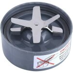 Base de lame en acier inoxydable pour extracteur  lames croises, remplacement pour mixeur nutribullet ...