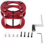 Base de levage de routeur aluminium alliage en alliage en acier inoxydable 4 table de serrage de m�choire ...