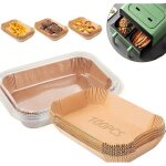 Basetbl - 100 pi�ces papier cuisson pour air fryer, 20, 5x14cm, rectangulair paper liner friteuse sans ...