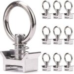Basetbl - lot of 10 pions simples avec anneau 1000 kg pions d'arrimage aéro pour rail d'arrimage aéronautique ... Basetbl - lot of 10 pions simples avec anneau 1000 kg pions d'arrimage aéro pour rail d'arrimage aéronautique ...