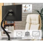 Basetbl - support �cran pc moniteur, bras ecran pc � ressort � gaz, pou moniteur de 17 - 32pouces rotatif ...