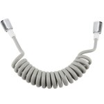 Basetbl - tuyau de douche flexible à ressort abs pour plomberie, toilettes, bidet, pistolet pulvérisateur, ... Basetbl - tuyau de douche flexible à ressort abs pour plomberie, toilettes, bidet, pistolet pulvérisateur, ...