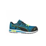 Puma - baskets de scurit basse blaze knit low s1p hro src bleu / vert p39 643060 - t. 39