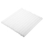 B�tons de colle topex 8 mm - 12 pi�ces - transparents, pour le bricolage et l'usage professionnel