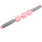 B�ton de massage musculaire pour yoga avec balle picot�e anti - cellulite pour dos, bras, �paules, jambes ...