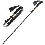 B�tons de randonn�e, b�tons de marche pliable en alliage d'aluminium avec syst�me de serrure, antichoc, ...