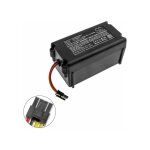 Nx - batterie aspirateur compatible proscenic 14. 4v 3000mah - bona18650 - aa