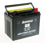 Batterie az106 - agm u1r - 280 sla pour tracteur tondeuse, + terminal droite - arnold Batterie az106 - agm u1r - 280 sla pour tracteur tondeuse, + terminal droite - arnold