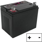 Batterie de dmarrage de tracteur de pelouse scelle 12v 30ah, ple positif gauche