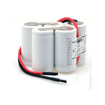 Nx - batterie eclairage secours 5xsc st7 fils 6v 1. 6ah